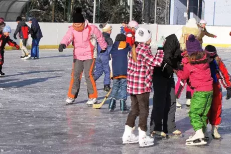 Bruslení dětí ze ZŠ Nekoř 6.2.2015