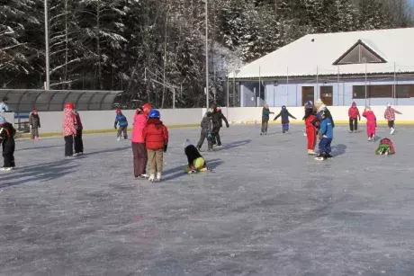 Bruslení dětí ze ZŠ Nekoř 6.2.2015