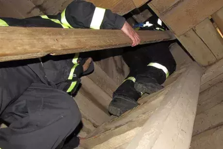 Výcvik zásahové jednotky s dýchací technikou