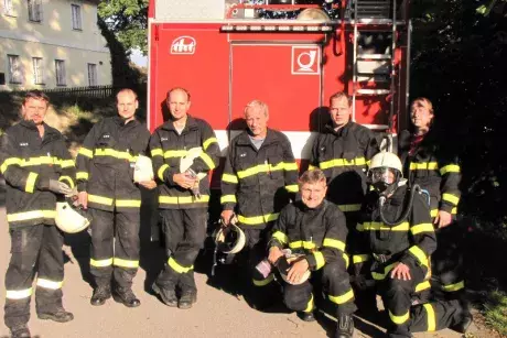 Výcvik zásahové jednotky s dýchací technikou