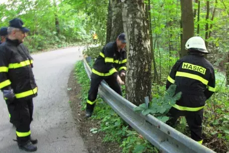 Výcvik zásahové jednotky s dýchací technikou