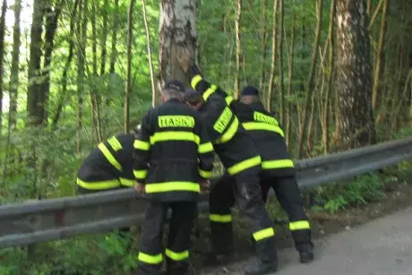 Výcvik zásahové jednotky s dýchací technikou