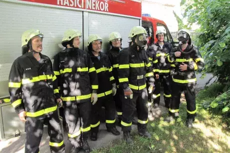 Výcvik zásahové jednotky s dýchací technikou