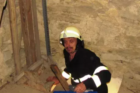 Výcvik zásahové jednotky s dýchací technikou