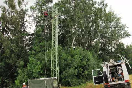 Odstraňování následků noční bouře z 8.7.2015