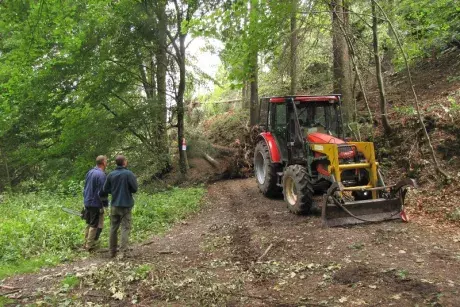 Odstraňování následků noční bouře z 8.7.2015