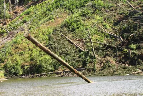 Odstraňování následků noční bouře z 8.7.2015