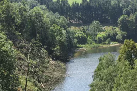 Odstraňování následků noční bouře z 8.7.2015