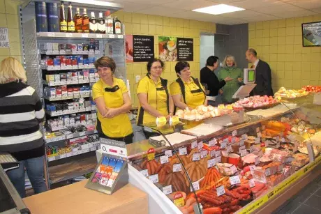 Zrekonstruovaná prodejna Konzum a pošta Partner