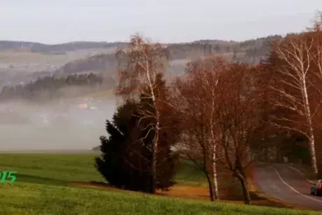 Panoramatické pohledy na Nekoř