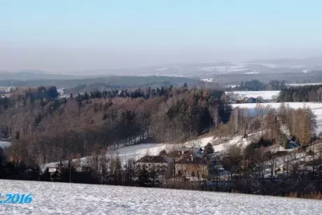 Panoramatické pohledy na Nekoř