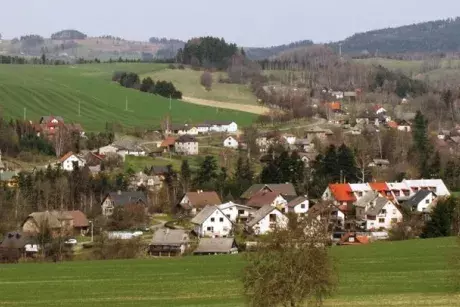 Panoramatické pohledy na Nekoř