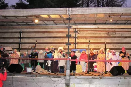 Rozsvěcení vánočního stromu 3.12.2016