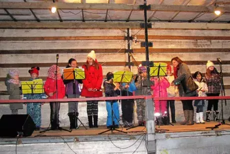 Rozsvěcení vánočního stromu 3.12.2016