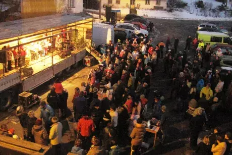 Rozsvěcení vánočního stromu 3.12.2016