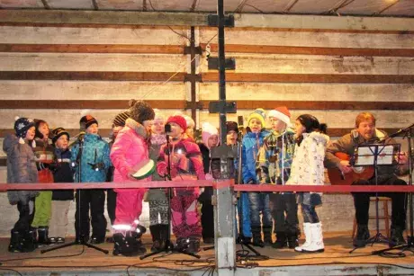 Rozsvěcení vánočního stromu 3.12.2016