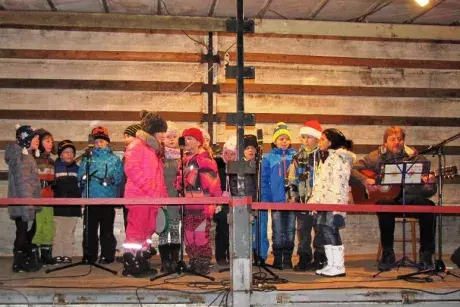 Rozsvěcení vánočního stromu 3.12.2016