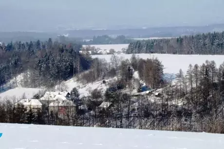 Panoramatické pohledy na Nekoř