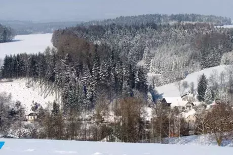 Panoramatické pohledy na Nekoř