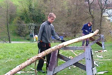 Stavění máje 2017