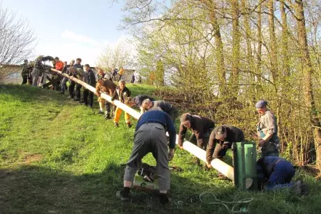 Stavění máje 2017