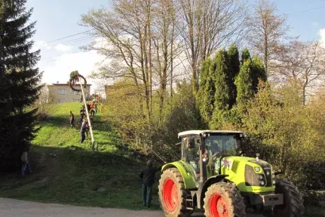 Stavění máje 2017