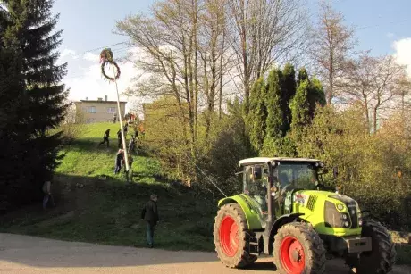 Stavění máje 2017