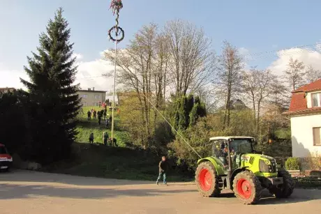 Stavění máje 2017