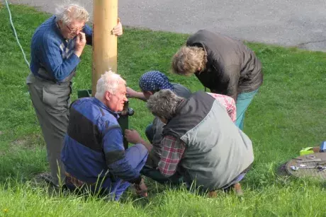 Stavění máje 2017
