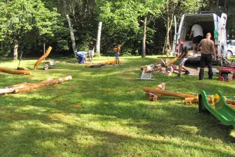 Herní a odpočinkové prvky Hřiště Bredůvka