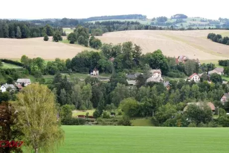 Panoramatické pohledy na Nekoř