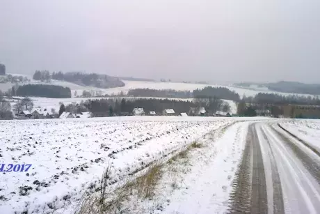 Panoramatické pohledy na Nekoř