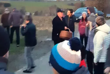 17. listopad 2019 - sázení pamětní lípy