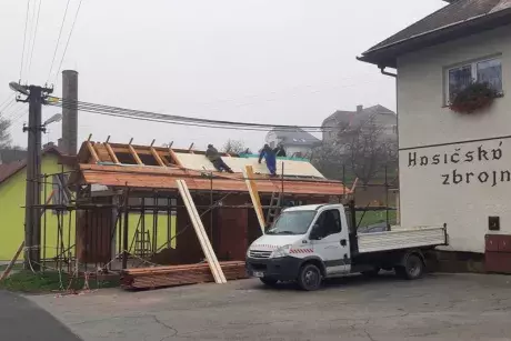 Výstavba hasičského minimuzea