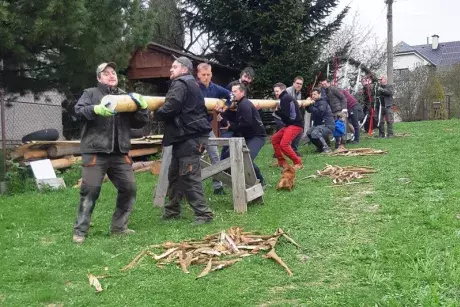 Stavění máje 2022