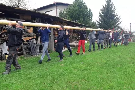 Stavění máje 2022