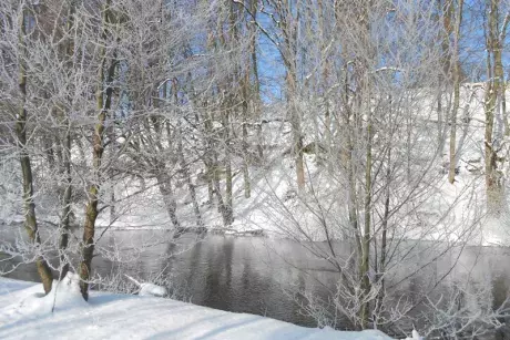 Zimní Nekoř fotoaparátem R. Šrolera