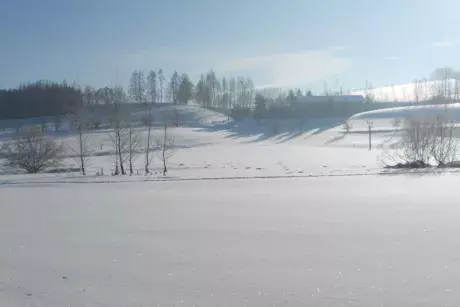 Zimní Nekoř fotoaparátem R. Šrolera