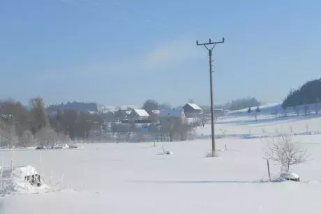 Zimní Nekoř fotoaparátem R. Šrolera