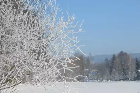 Zimní Nekoř fotoaparátem R. Šrolera