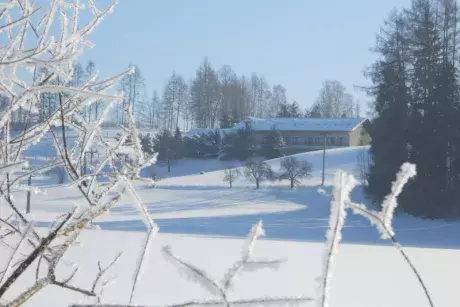 Zimní Nekoř fotoaparátem R. Šrolera