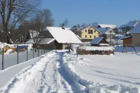 Zimní Nekoř fotoaparátem R. Šrolera