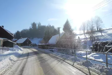 Zimní Nekoř fotoaparátem R. Šrolera