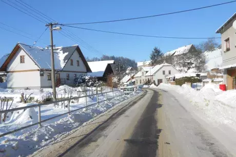 Zimní Nekoř fotoaparátem R. Šrolera