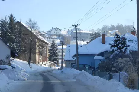 Zimní Nekoř fotoaparátem R. Šrolera