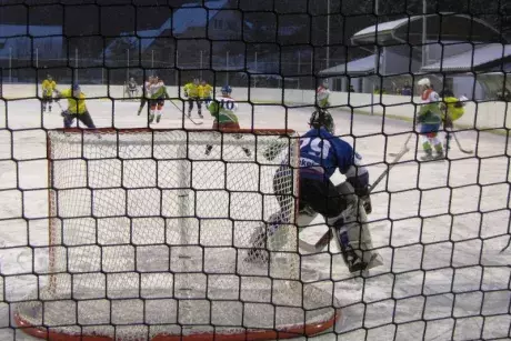 Silvestrovský hokejový zápas Nekoř x Klášterec