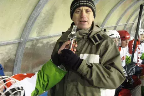 Silvestrovský hokejový zápas Nekoř x Klášterec