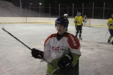 Silvestrovský hokejový zápas Nekoř x Klášterec