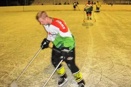 Silvestrovský hokejový zápas Nekoř x Klášterec