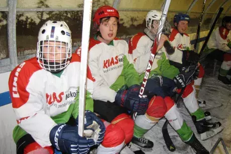 Silvestrovský hokejový zápas Nekoř x Klášterec